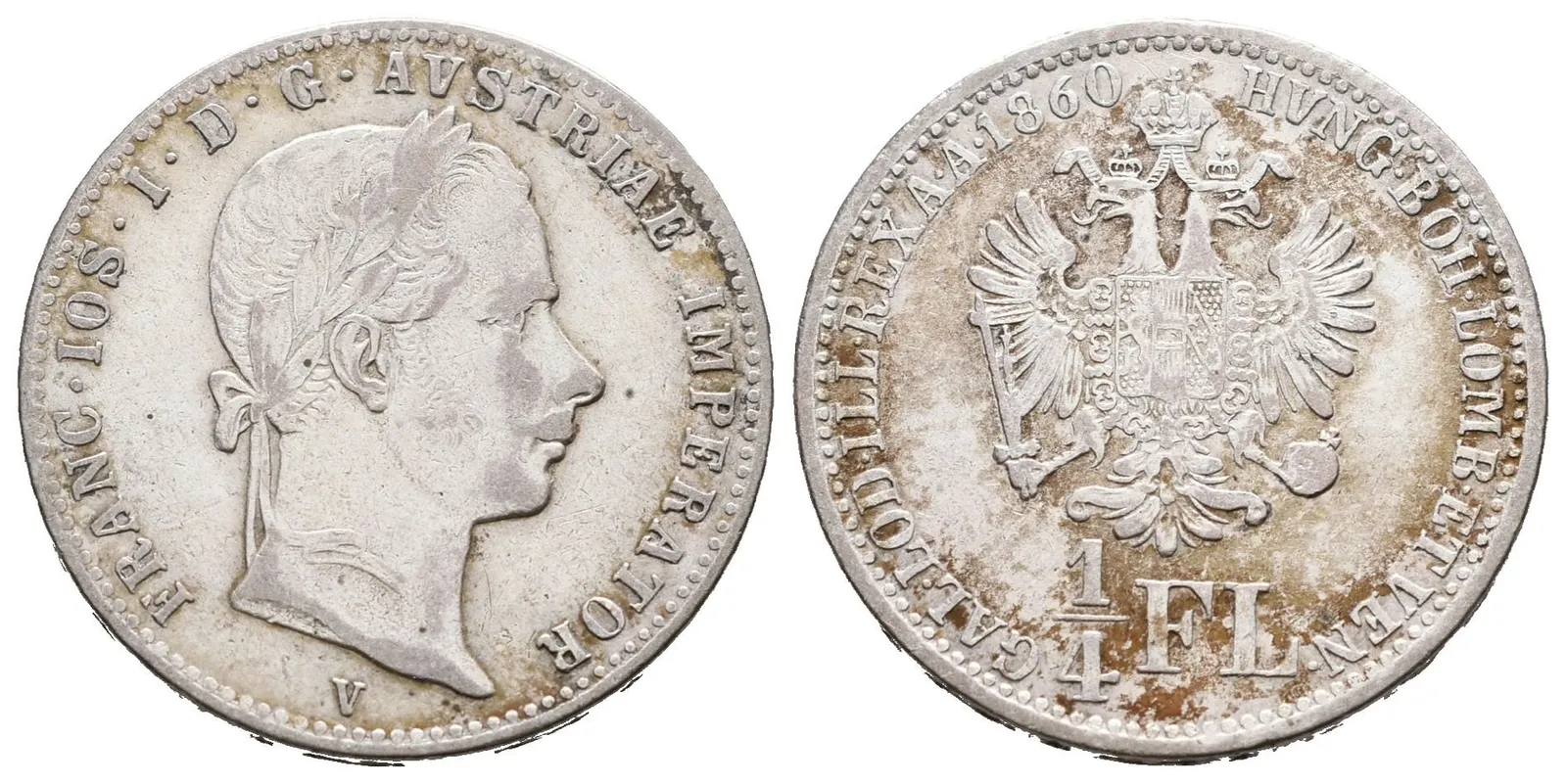 1/4 Zlatník 1860 V