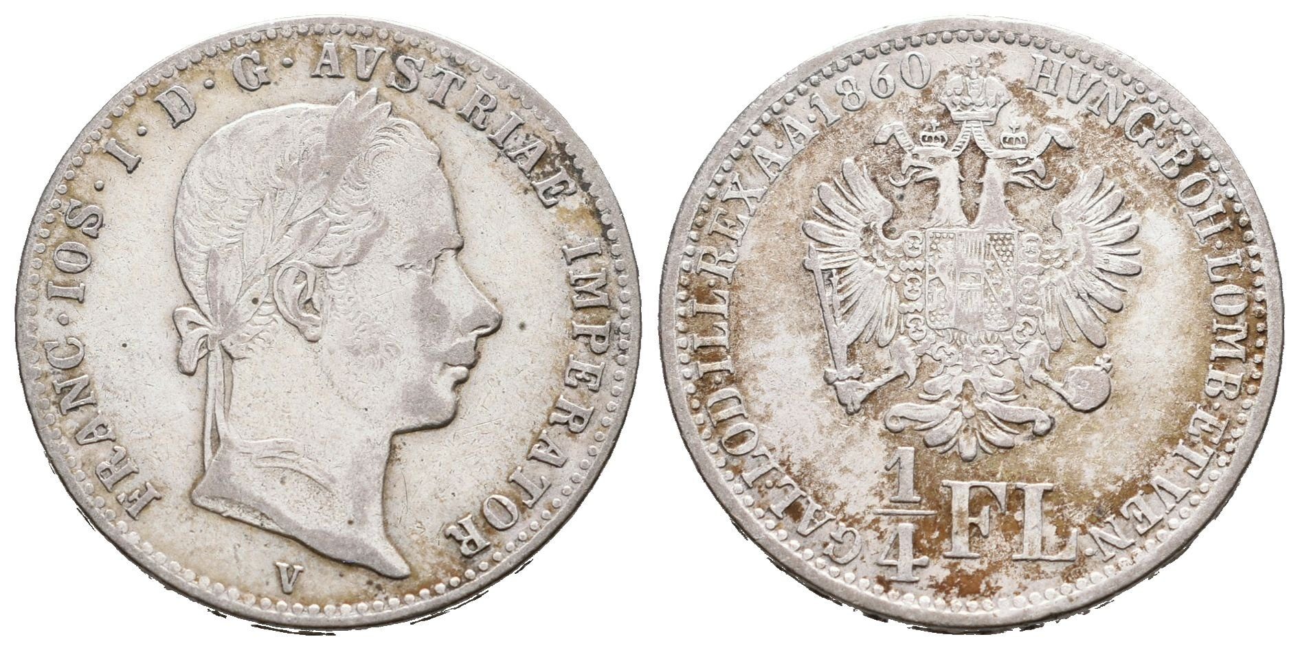 1/4 Zlatník 1860 V