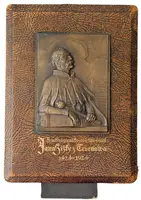 AE Plaketa 1924 (Oliva) - Jan Žižka z Trocnova. Litý bronz 151 x 111,5 mm, — 1