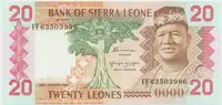 Sierra Leone, 20 Leones 1984, P.14b