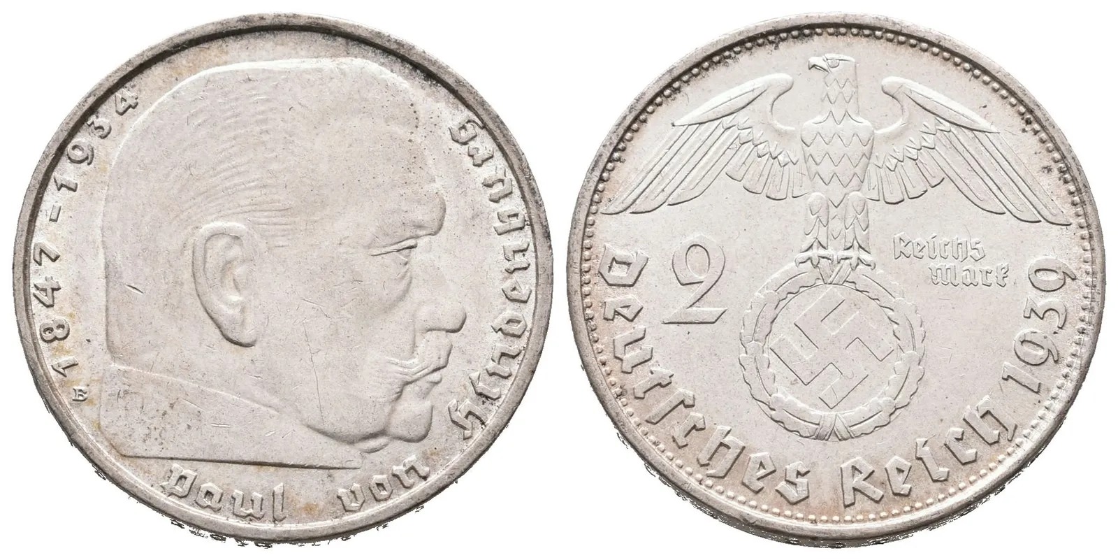 III. říše, 2 Marka 1939 B