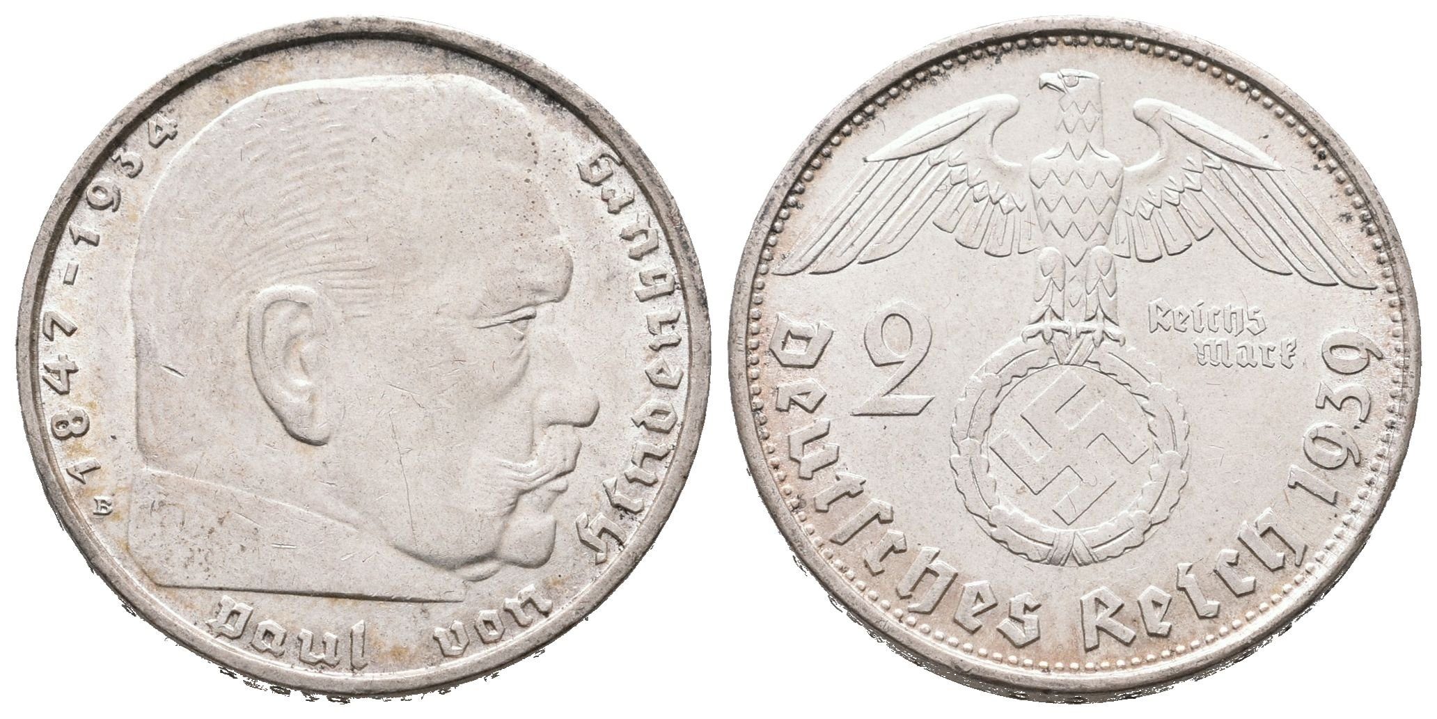 III. říše, 2 Marka 1939 B