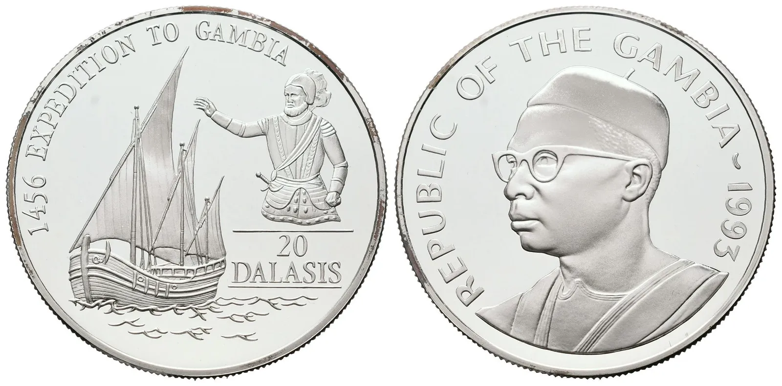 Gambia, 20 Dalasis 1993 - Princ Jindřich