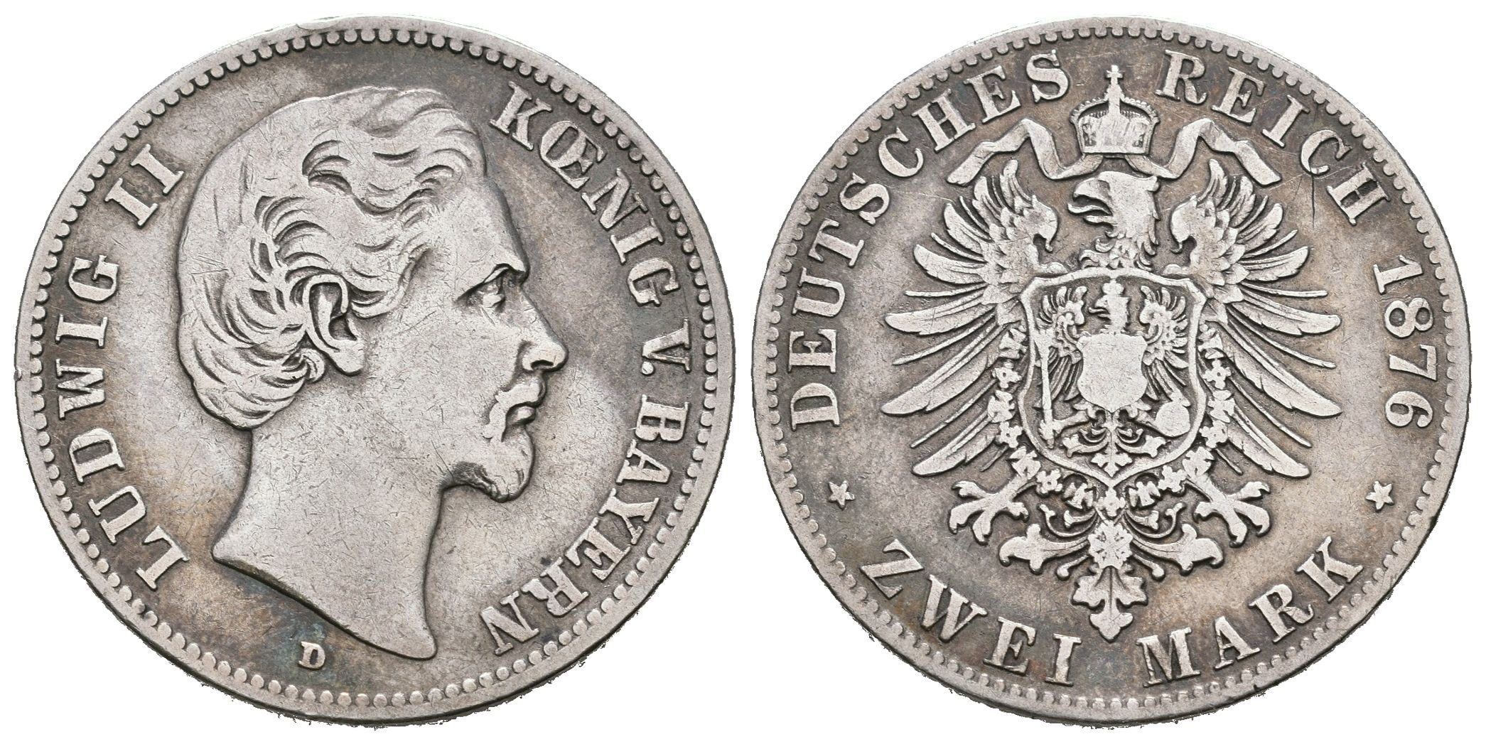 Bavorsko, 2 Marka 1876