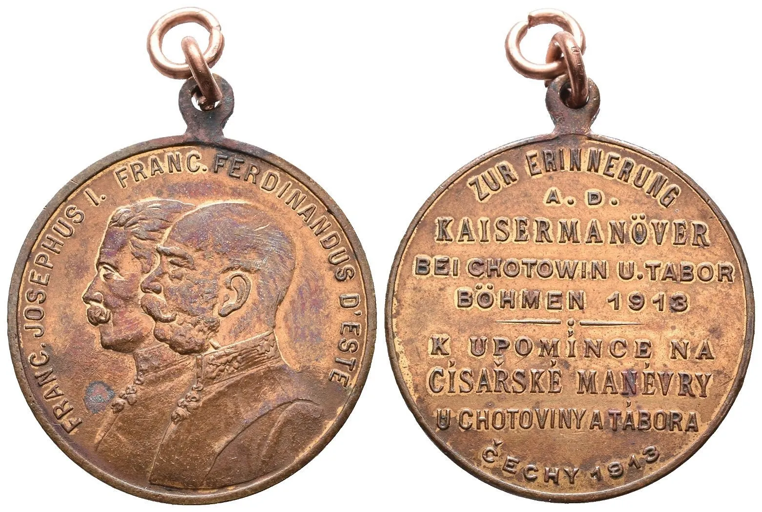 František Josef I., medaile vojenských manévrů — 1