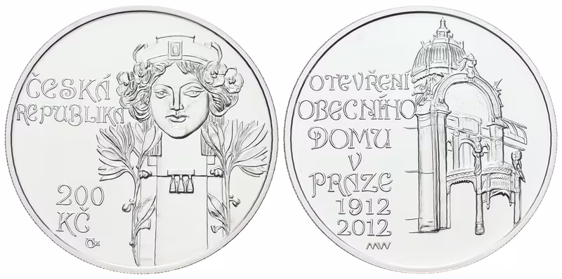 200 Kč 2012 - Obecní dům