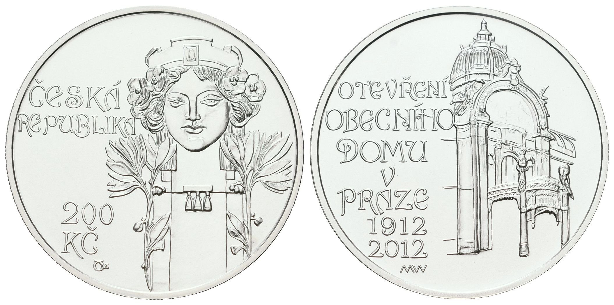 200 Kč 2012 - Obecní dům