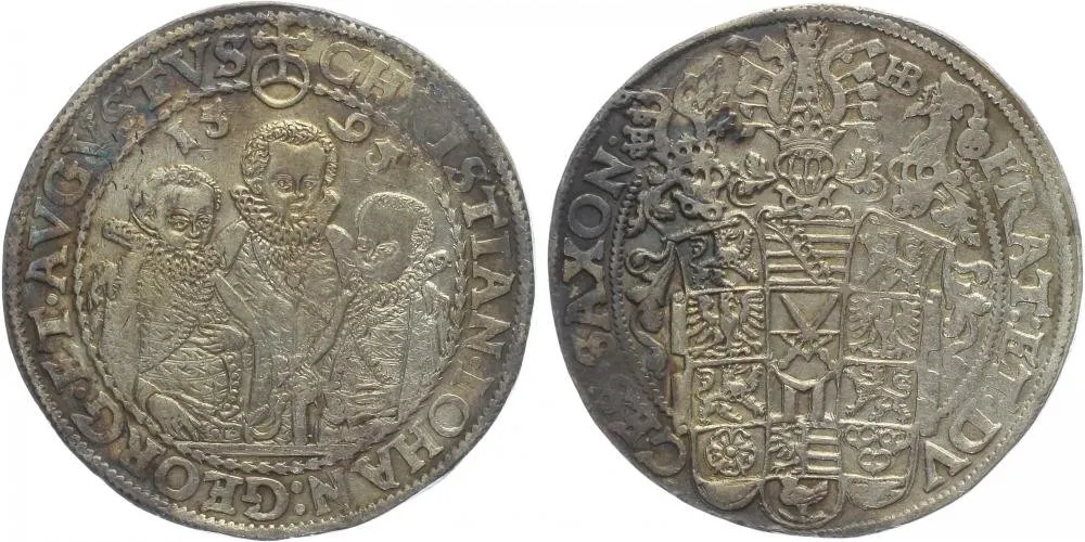 Sasko, Christian II., Johann Georg I. a August, 1591 - 1611 — 1