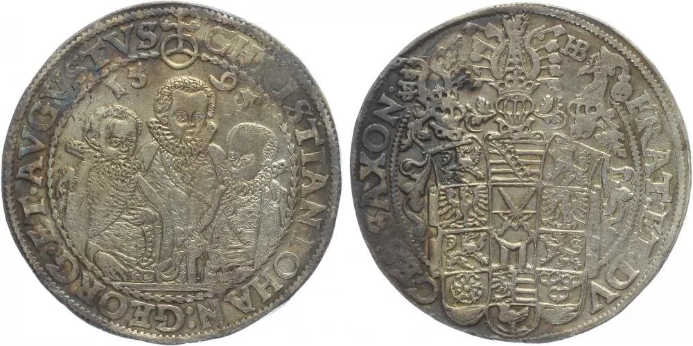 Sasko, Christian II., Johann Georg I. a August, 1591 - 1611 — 1