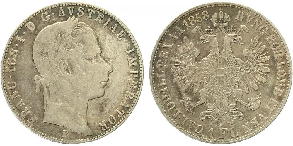 Rakouská a spolková měna, 1857 - 1892 — 1