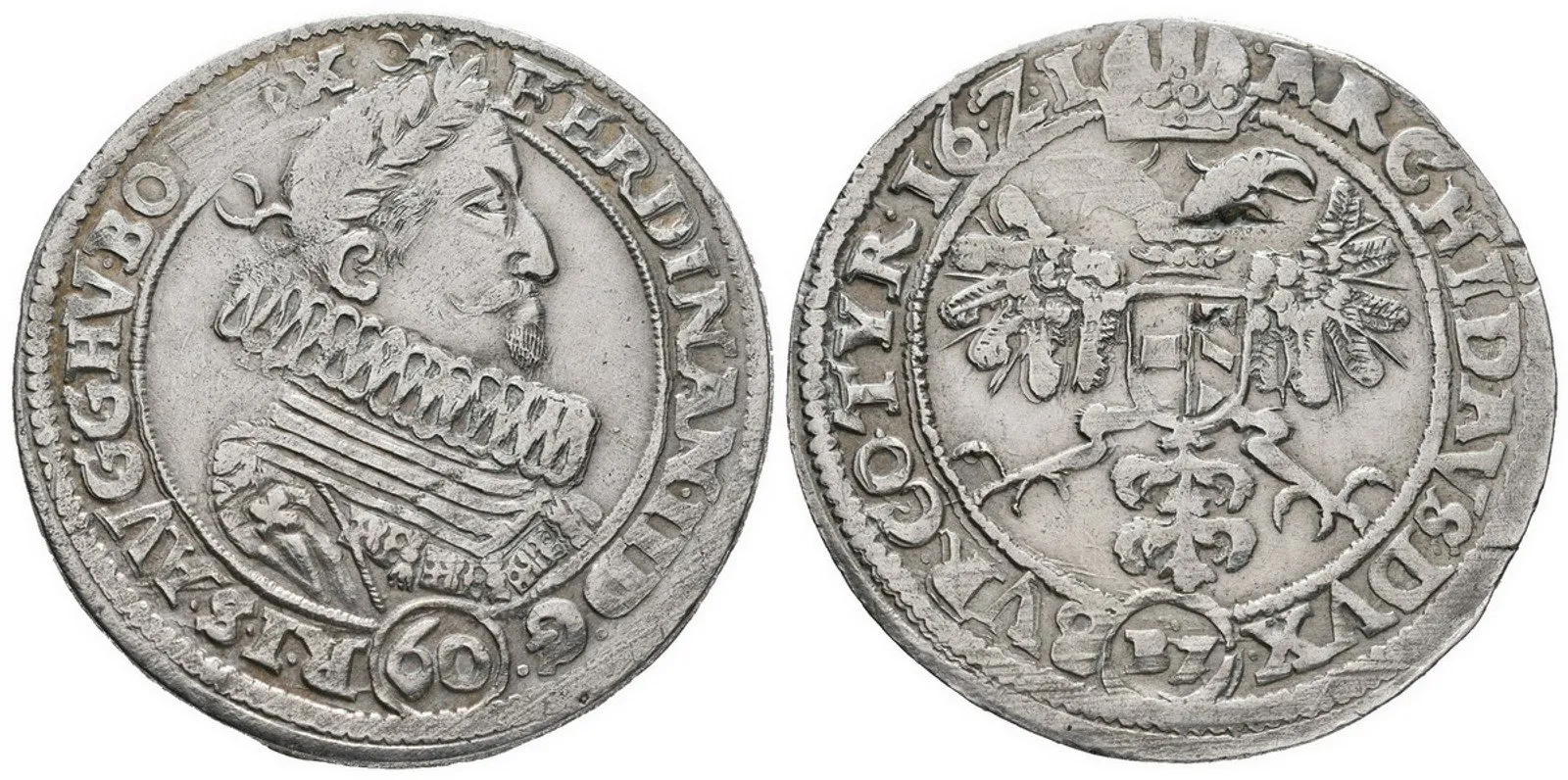 Ferdinand II., 1619 - 1637 (Mince kiprová) — 1