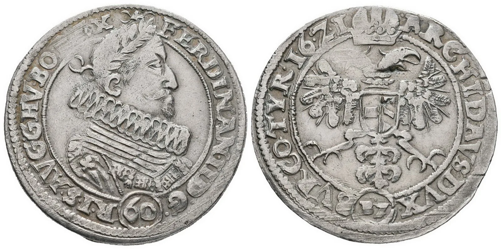 Ferdinand II., 1619 - 1637 (Mince kiprová) — 1