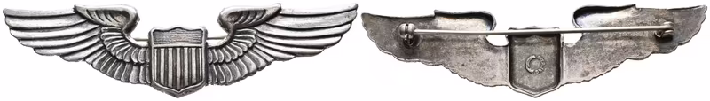 USA, Stříbrná Pilotní křídla