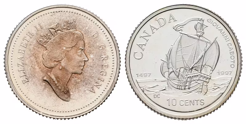 Kanada, 10 Cents 1997 - John Cabot