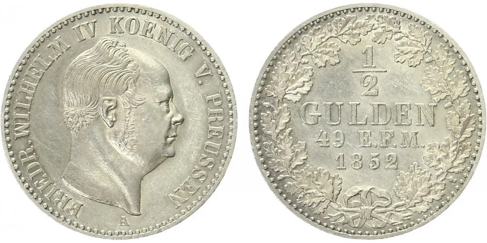 Hohenzollern - Sigmaringen, Friedrich Wilhelm IV. von Preussen, 1849 - 1861 — 1