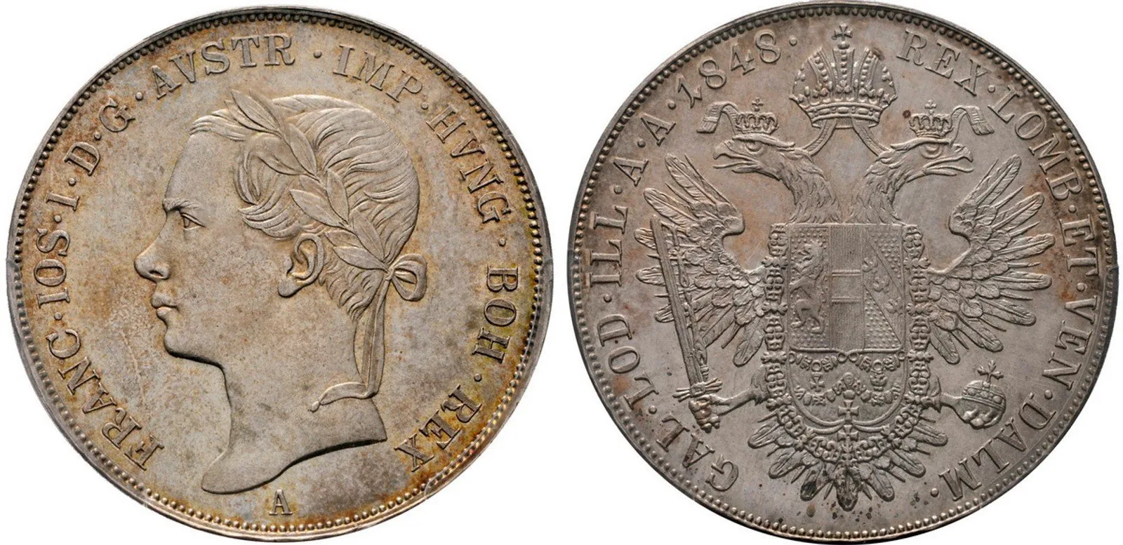 Konvenční měna, 1848 - 1857 — 1