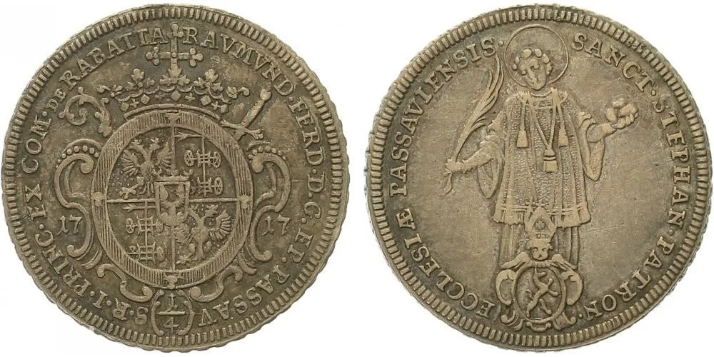 Passau - biskupství, Raymund Ferdinand von Rabatta, 1713 - 1722 — 1