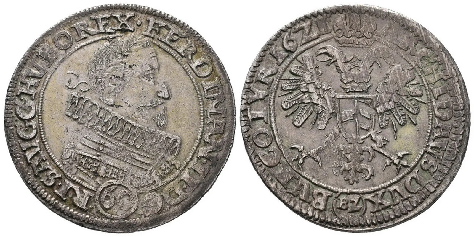 Ferdinand II., 1619 - 1637 (Mince kiprová) — 1