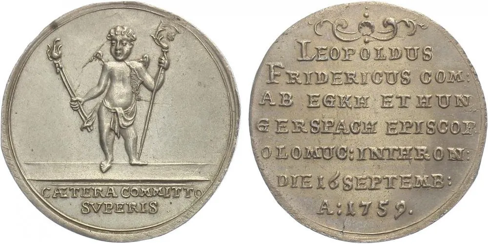 Olomouc - biskupství, Leopold II. Bedřich Egkh, 1758 - 1760 — 1