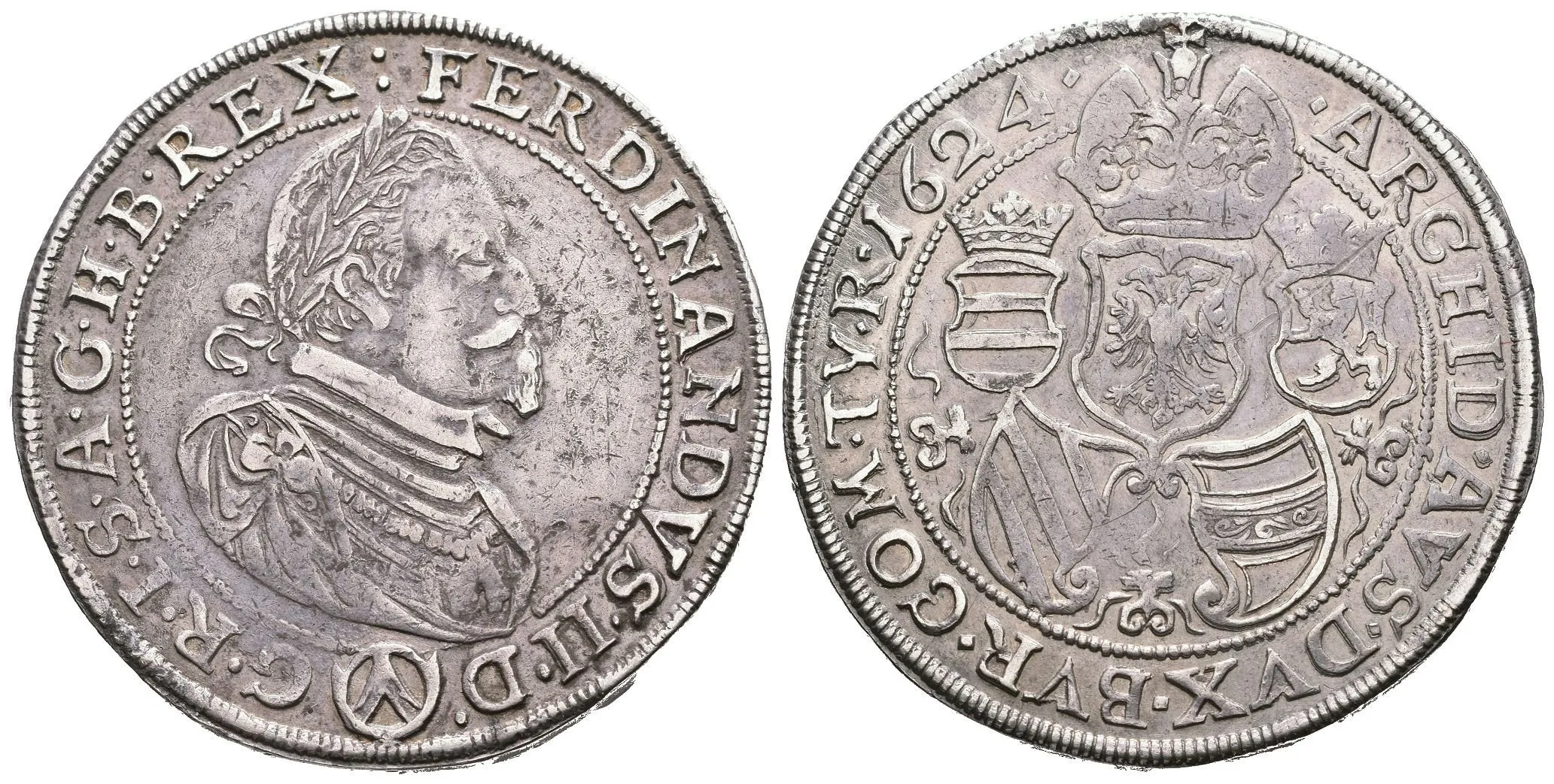 Tolar 1624, Vídeň-Fellner, Dav.3084, KM.B1790, pět znaků, — 1