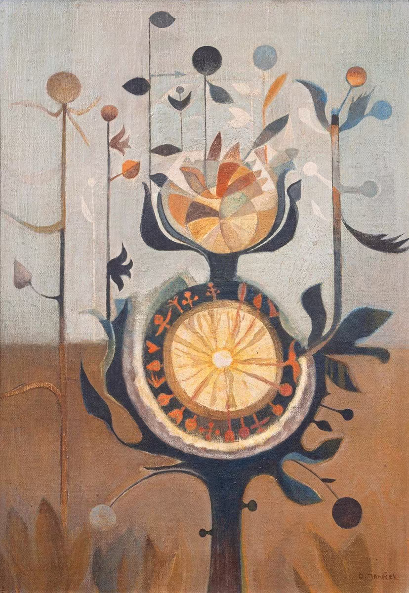 Janeček Ota: Janeček Ota (1919 - 1996) - Masožravá rostlina