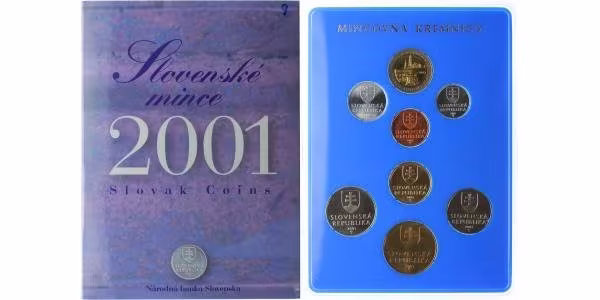 Ročníková sada mincí 2001 - SR