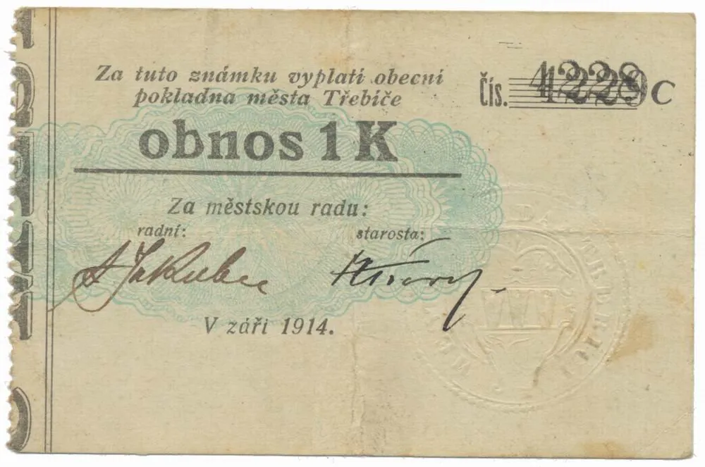 Nouzovky české od roku 1914 — 1