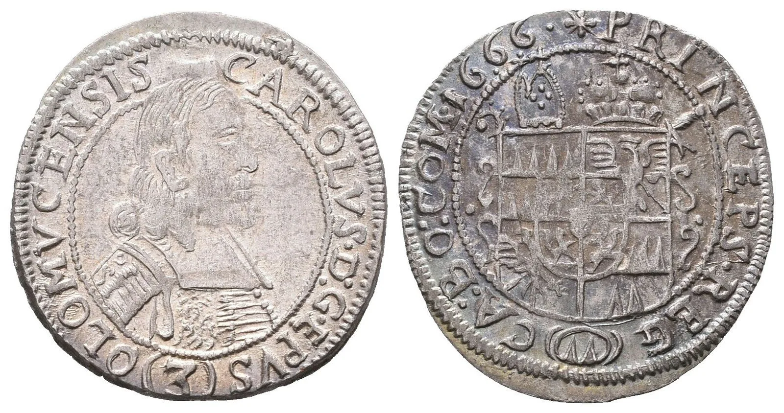 Olomouc - biskupství, Karel II. Liechtenstein, 1664 - 1695 — 1