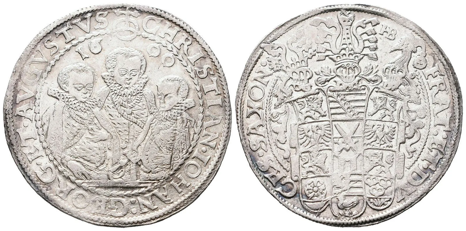 Sasko, Christian II., Johann Georg I. a August, 1591 - 1611 — 1