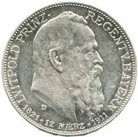 Bavorsko, Luitpold, 1886 - 1912 — 1