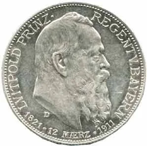 Bavorsko, Luitpold, 1886 - 1912 — 1