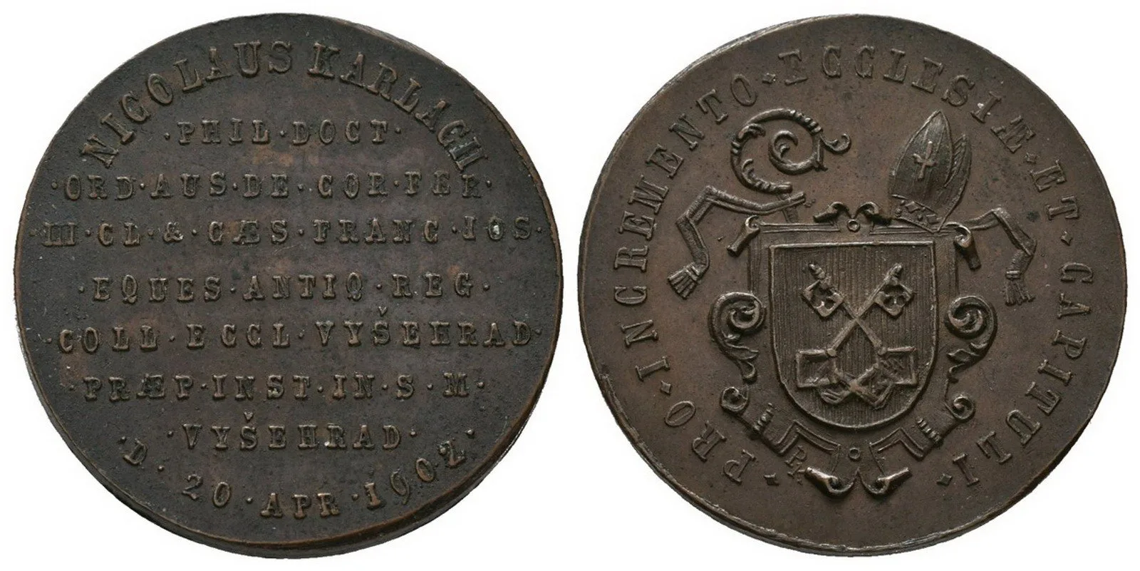 Praha - Vyšehrad, Mikuláš Karlach, 1902 - 1911 — 1