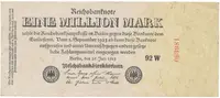 Německo, 1 Million Mark 1923, Ro.92c