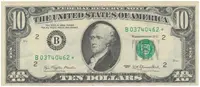 USA, 10 Dollars 1977, náhradní série *, Pick.464ar