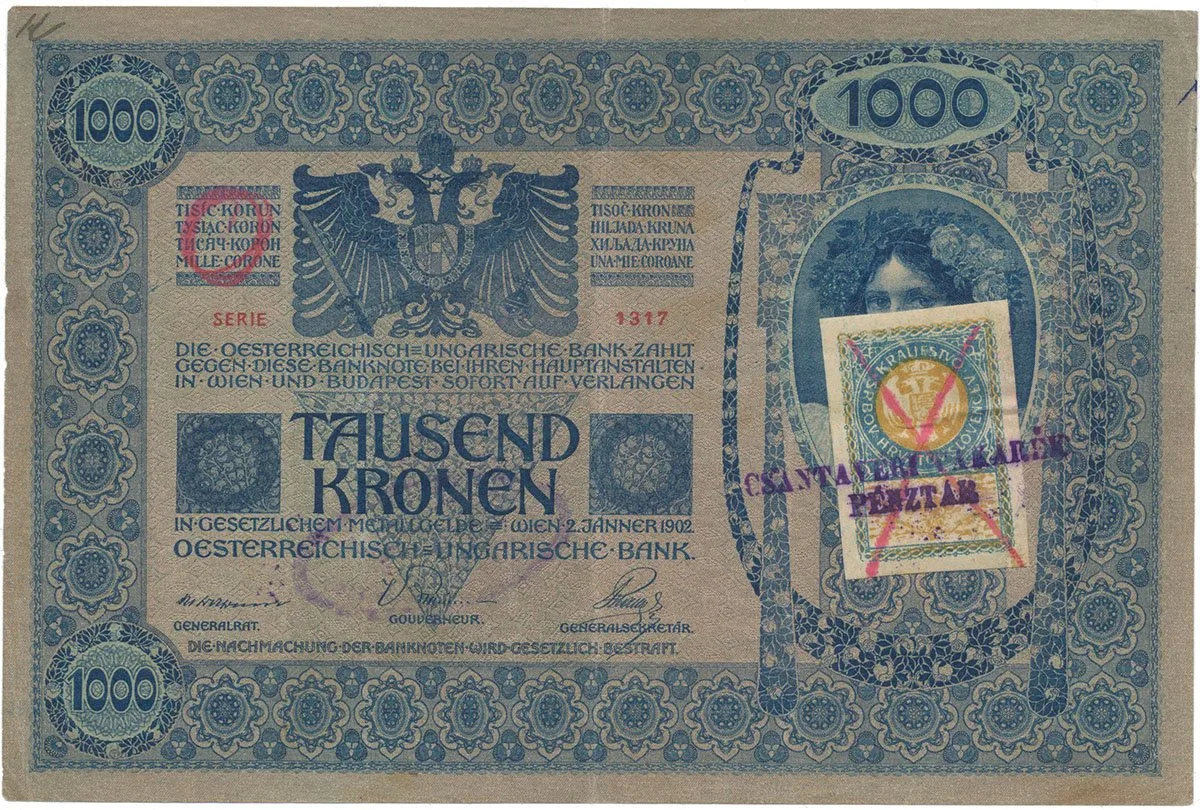 Razítkované R-U bankovky na Balkáně 1919-1921 — 1