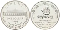 USA, 1 Dollar 1997 - Botanic Garden, PROOF