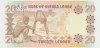 Sierra Leone, 20 Leones 1984, P.14b - fotografie 2