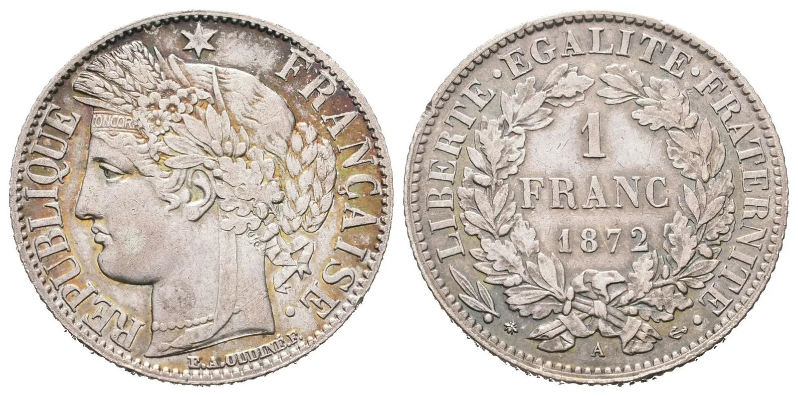 Francie, 1 Frank 1872