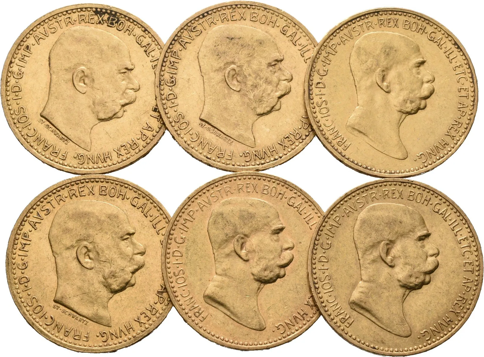10 Koruna 1909, 1910