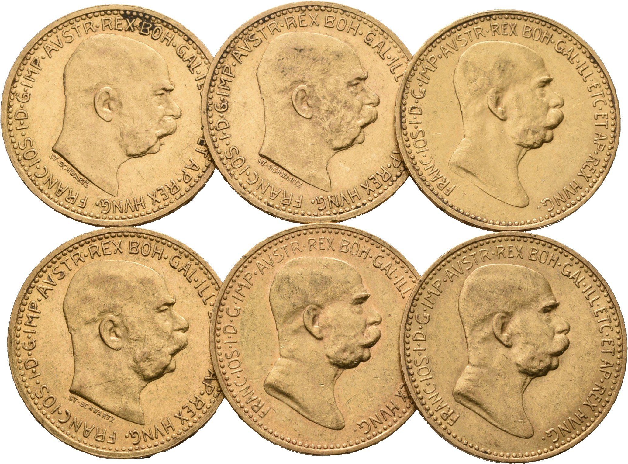 10 Koruna 1909, 1910