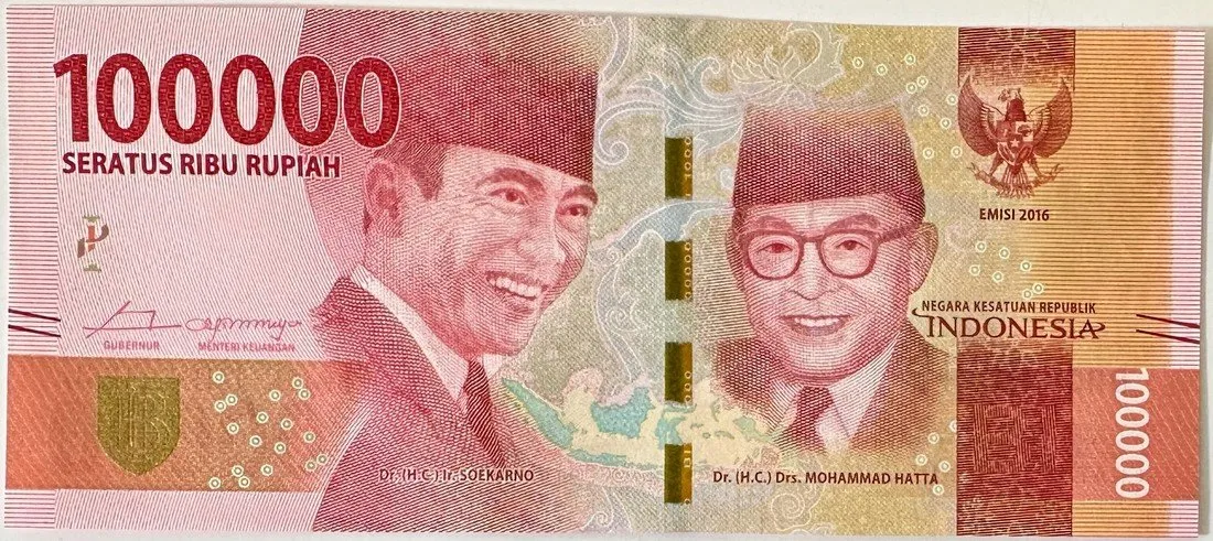 Indonésie, 100.000 Rupiah 2016~2021, P.160