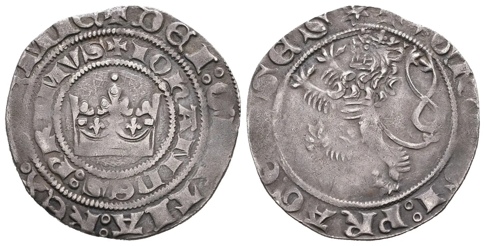 Jan Lucemburský, Pražský groš, Castelin 1
