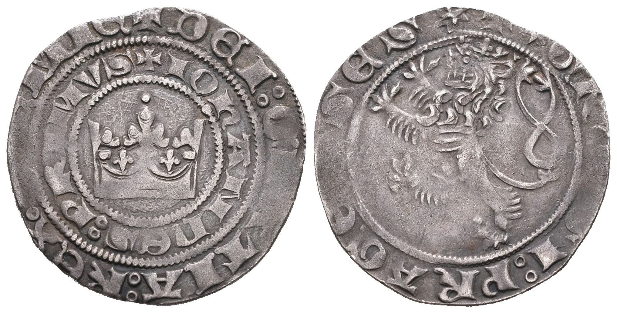 Jan Lucemburský, Pražský groš, Castelin 1