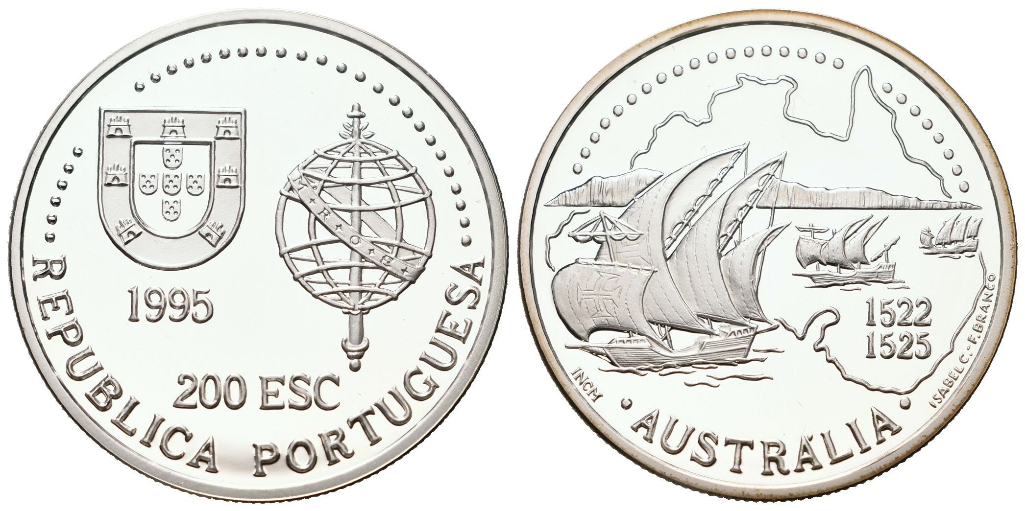 Portugalsko, 200 Escudos 1995 - Austrálie
