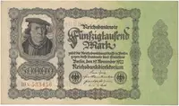 Německo, 50000 Mark 1922, Ro.79d