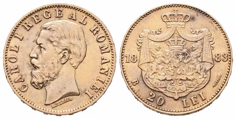 Rumunsko, 20 Lei 1883
