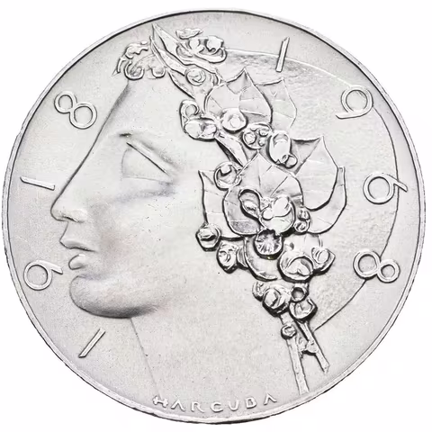 50 Kčs 1968 - Republika, Aurea.116, lesk, nep. rysky