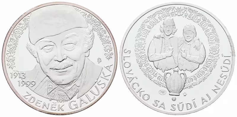AR Medaile b.l. (2013) - Zdeněk Galuška - 100. výročí narození