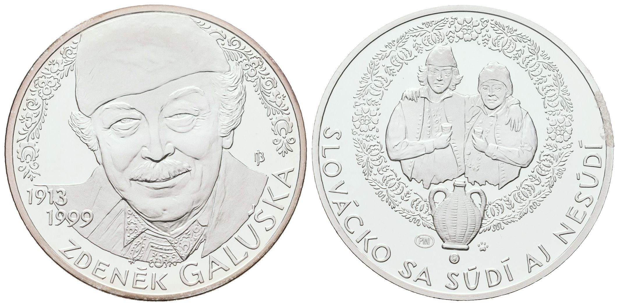 AR Medaile b.l. (2013) - Zdeněk Galuška - 100. výročí narození