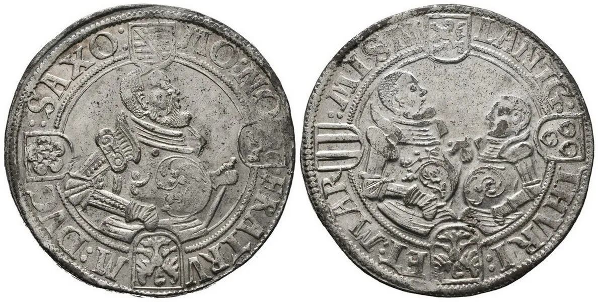 Sasko, Johann Friedrich II., Johann Wilhelm a Johann Friedrich III., 1554 - 1557 — 1